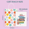 Kraft Paper Bag for Gifts Birthday Parties Retail Shopping Graduations-Reusable Returnable Bag