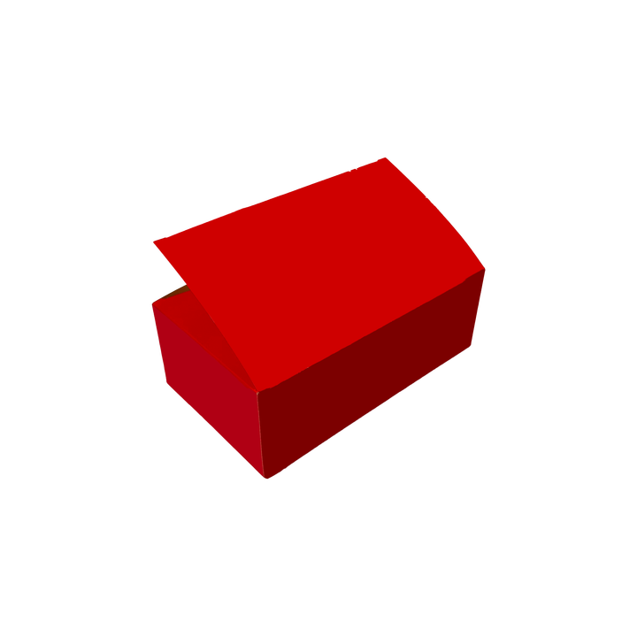 Custom Printed LOGO Flip-top Packaging for Fried Chicken Takeout Boxes Food Grade Food Box