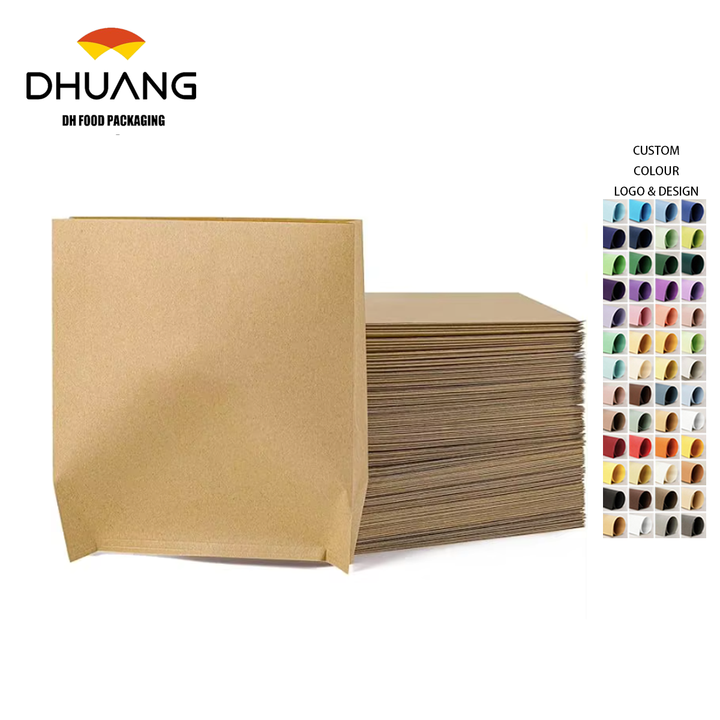 Oil-Proof Waxed Paper Packaging for Sandwich Cookie Baked Goods for Snacks Pastries Breads Chips and Muffins Oil-proof Paper Bag