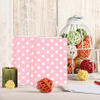 Small Paper Gift Bag Recyclable Kraft Paper with Handles Shopping Party Custom Shopping Bag