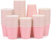 3 oz Red Mouth Cleaner Disposable Bathroom Cup for Birthday Parties and Picnics Paper Cup