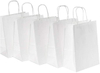 Medium White Kraft Paper Gift Party Grocery Retail Shopping Candy Craft Custom Paper Bag