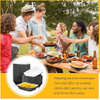 3-pound Paper Food Trays Disposable Nachos Burritos Licensed Christmas Party Supplies Kraft Paper Boat (black)