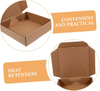Kraft Paper Cookie Box Storage Container Packing Takeout Boxes Custom Pizza Boxs