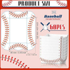 Packs Baseball Party Supplies Birthday Decorations Disposable Boat Paper Food Tray, Condiments, Carnival (Baseball)