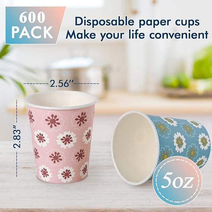 Colored Disposable Paper Cups Are Suitable for Travel Parties and Various Activities Paper Cup