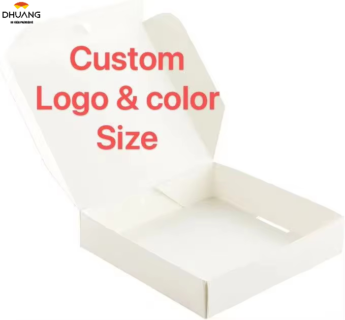 Ultra-Thin White Pizza Box Premium Paper Bags for Convenient Storage and Serving Custom Pizza Boxs