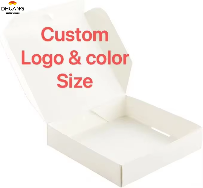 Ultra-Thin White Pizza Box Premium Paper Bags for Convenient Storage and Serving Custom Pizza Boxs