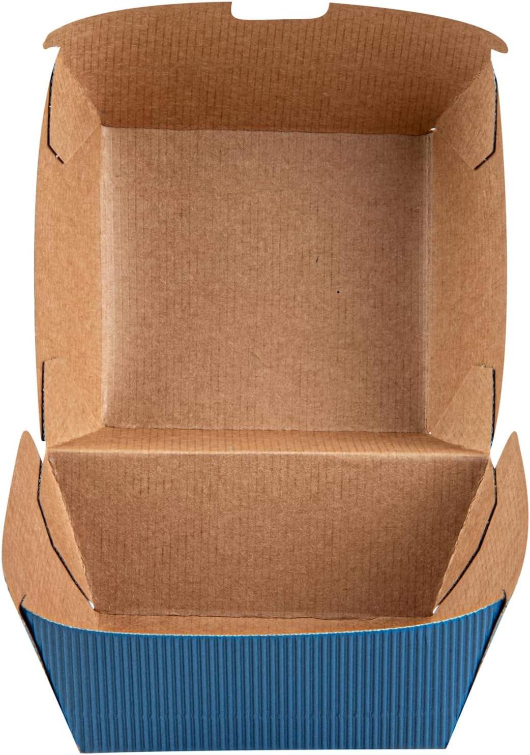 Hamburger Box Clamshell Food Container Disposable Paper Takeout Box Strong and Durable Suitable for Hamburger Sandwiches