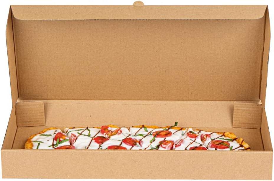 Kraft Corrugated Pizza Delivery Container Food Delivery Box Gift Packaging Container Custom Pizza Boxs