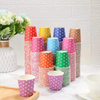 Paper Cups, Multi-colored Disposable Small Cups, Hot/cold Drink Cups Mini Mouthwash Cups, Parties, Picnics