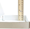 White Mini (8 Packs) Cookie Box square Flat Cardboard Box Made in China Custom Pizza Boxs