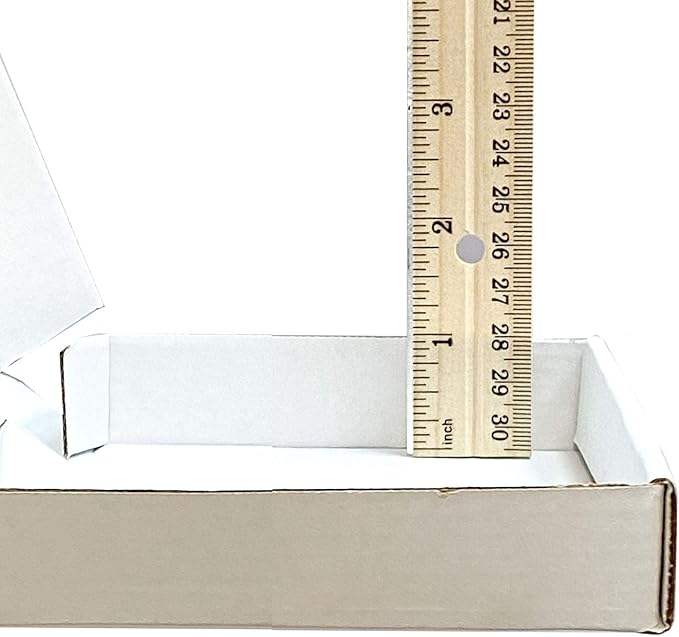 White Mini (8 Packs) Cookie Box square Flat Cardboard Box Made in China Custom Pizza Boxs