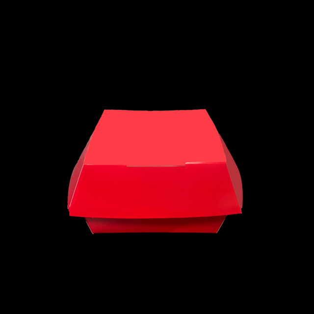 Ventilated Shell-type Container with Customizable LOGO Pattern Disposable Packaging Box for Catering Burger Box