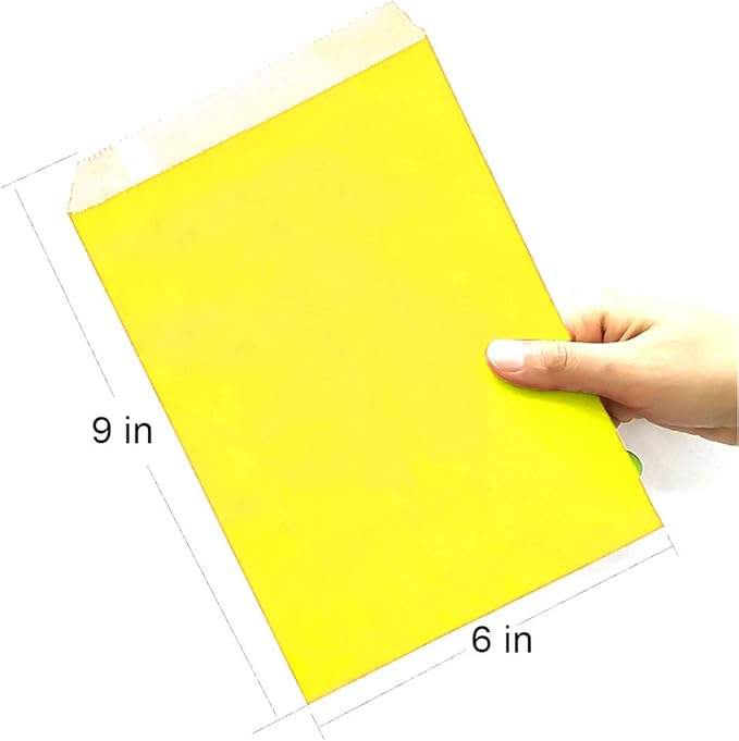 Custom Size Kraft Paper Treat Bags for Candy Buffet for Wrapping Cookies Bread Hamburgers Chemicals Oil-proof Paper Bag