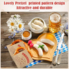 Double Open Pocket Greaseproof Packaging Paper Bag for Sandwich Wrap for Snacks Food Biscuits Chocolates Oil-proof Paper Bag