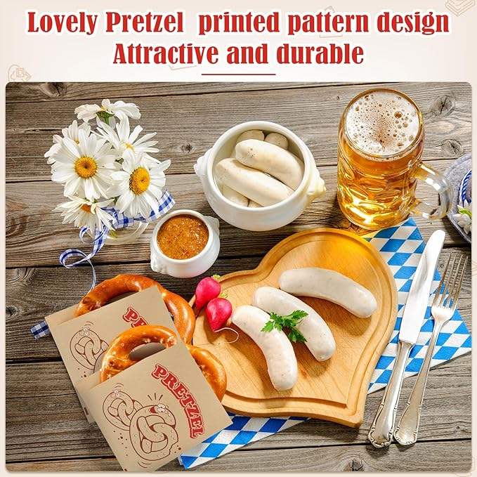 Double Open Pocket Greaseproof Packaging Paper Bag for Sandwich Wrap for Snacks Food Biscuits Chocolates Oil-proof Paper Bag