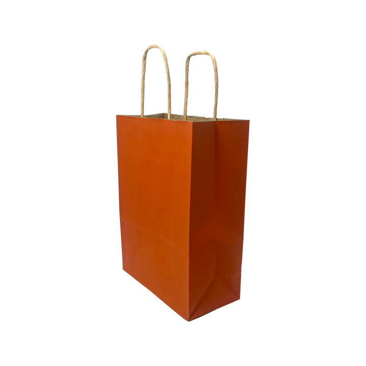 Customizable logo Printing Gift Bags in Multiple Colors Handmade Leather Paper Bags with Simple Design Shopping Bag