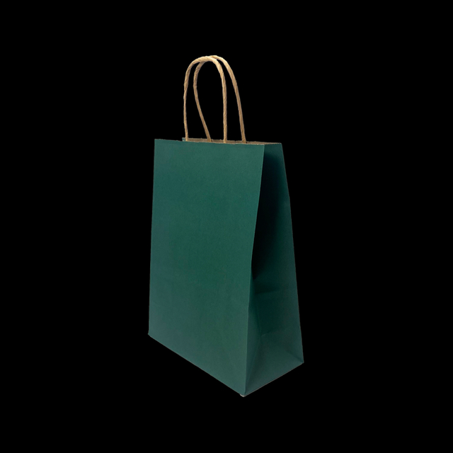 Cardboard Paper Bag Simple and Elegant Candy Color Series Gift Bag Customized Printing of LOGO Shopping Bag