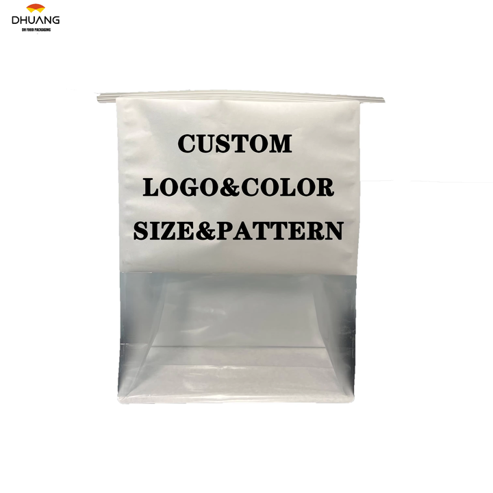 Open Top Wire sealed Bread Oil-proof Bag Paper Baking zero Sugar Burger Popcorn Bakery Storage Bag Custom Bread Bags