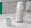 3oz White Disposable Eco-friendly Small Paper Cups Versatile Bathroom Gargle Cups Custom Paper Cup