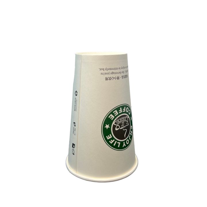 Wholesale Disposable Paper Cups Customized Logos Single-layer or Double-layer Hot and Cold Drinks Paper Cup