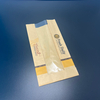 Bring Your Own logo Custom Bread Kraft Paper Bag with clear Window Toast Paper Bag Oil-proof Paper Bag