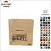 Food Grade Custom Printed Greaseproof Sandwich Hot Dog Packaging Brown or White Kraft Paper Bag Oil-proof Paper Bag