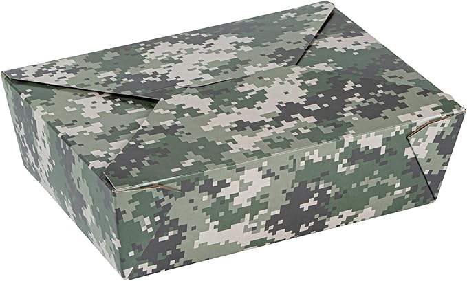Durable Disposable Paper Boxes for Food for Take-out or Picnics Food Box