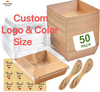 Small Cooked Food Container Eco-friendly Food Container with clear Lid