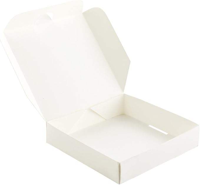 Disposable Small Durable Lock-in Pizza Cookies or Party White Paper Packing Can Be Used for Catering Custom Pizza Boxs