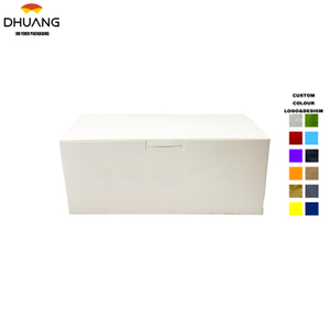 Customized Printed Packaging Box Fold-free and Oil-resistant Takeaway Packaging Paper Box for Delivery Food Box