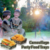 Large Food Paper Trays, 5 lb Deer Corn Chip Boat, Suitable for Children's Parties, Camo Themed Party Supplies (camo)