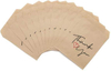 Brown Paper Thank You Printed Treat Bags Party Favor Bag for Bakery Cookies Sandwich Soap Packing Oil-proof Paper Bag