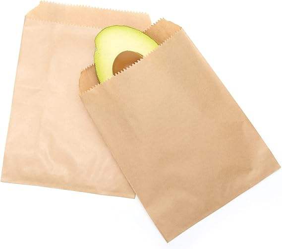 Brown Paper Thank You Printed Treat Bags Party Favor Bag for Bakery Cookies Sandwich Soap Packing Oil-proof Paper Bag