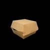 Cellophane Baking Packaging Box for Takeout Hamburgers Laminated Anti-oil and Non-foldable Burger Box