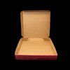 Safe Cardboard Corrugated Kraft Paper for square Pizza Shop Baking Restaurant Party Custom Pizza Box