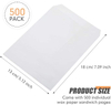 500 Greaseproof Paper Bags Cookie Paper Bag for Bread Candy Chocolate CUSTOM BREAD BAGS
