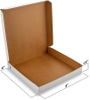 White Pizza Box Clay Coated Cardboard Pizza Box for Cookies Cakes Taco Custom Pizza Boxs
