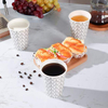 12 oz Single Wall Disposable Coffee Cups with Handle for Hot and Cold Drinks for Coffee Shops Offices and Restaurants Coffee Cup
