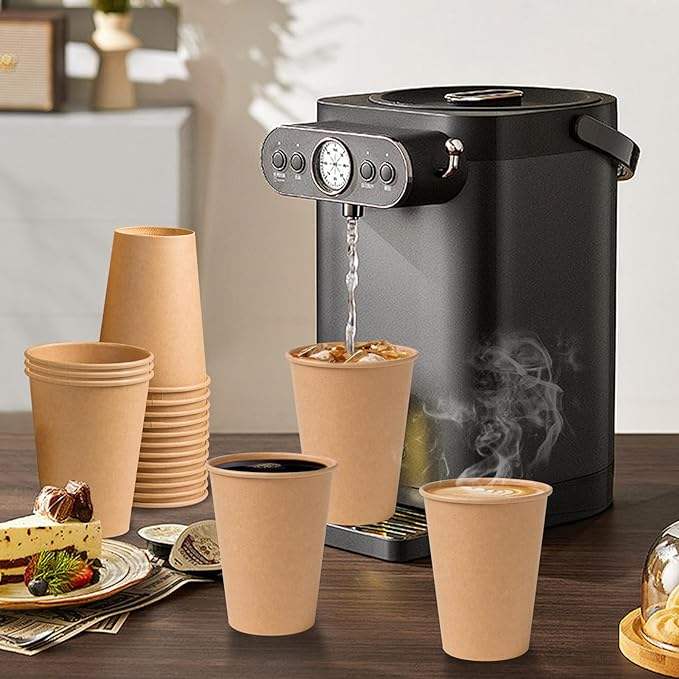 12 oz Paper Disposable Coffee Cups for Hot and Cold Drinks, Coffee Shops, Offices and Restaurants Coffee Cup