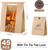 Special Food Paper Bag for Homemade Bread with Window Food Paper Covering Custom Bread Bags