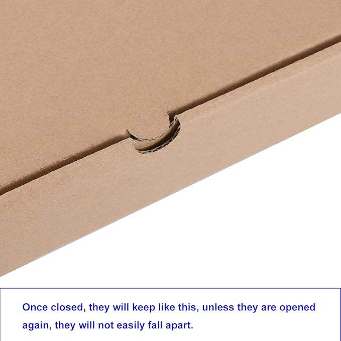 Disposable Delivery square Cardboard Pizza Boxes 1.5 Thick Premium Corrugated Pizza Boxes Custom Pizza Boxs