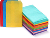 Watercolor Blue Flat Greaseproof Paper Packaging for Baking Desserts Soap Party Gifts-for Cookie Bags