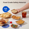 Paper Food Boat Heavy Duty Disposable Food Tray, Kraft Brown for Party Carnival, Oil Proof
