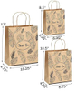 Brown Kraft Paper Bag with Handle Bulk Retail Shopping Bag for Business Use for Commodity and Exhibition for Cakes Shopping Bag