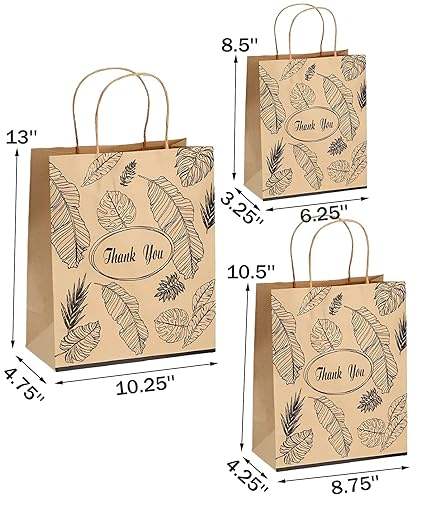 Brown Kraft Paper Bag with Handle Bulk Retail Shopping Bag for Business Use for Commodity and Exhibition for Cakes Shopping Bag