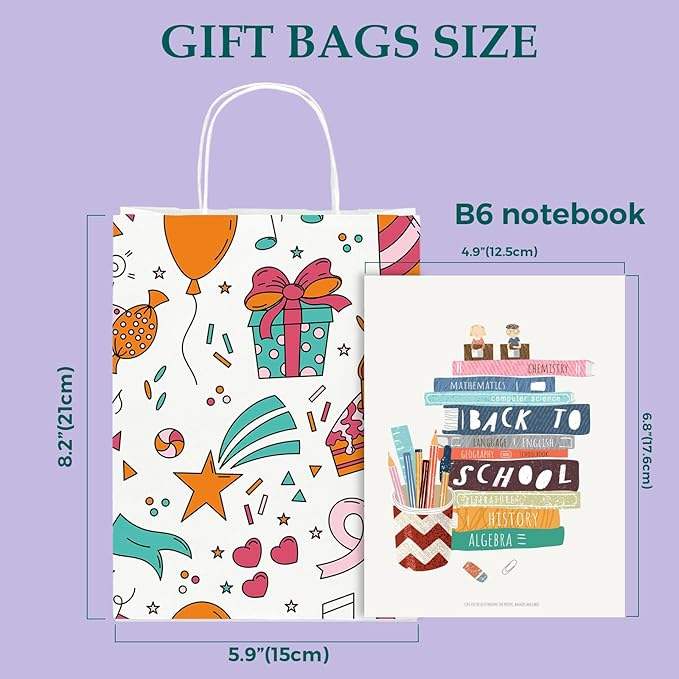 Small Gift Paper Bags With Handling Bulk Paper Shopping Colored Retail Recyclable Custom Paper Bags