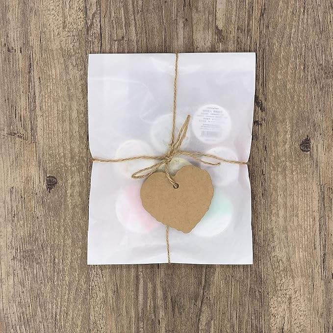 Quotidian White Mini Square Glassine Paper Bags Envelopes Mini Square Glassine Paper Bags Envelopes by Quotidian White