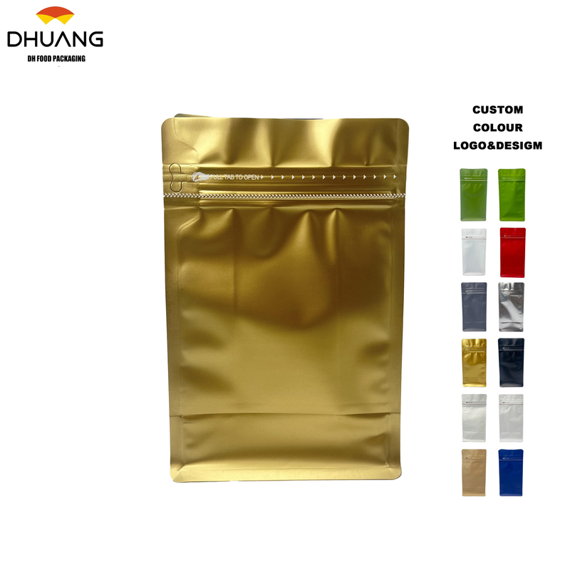 Customized Printing Storage for Coffee Beans Reusable Zipper Bags Food-grade Waterproof and Moisture-proof Coffee Bags